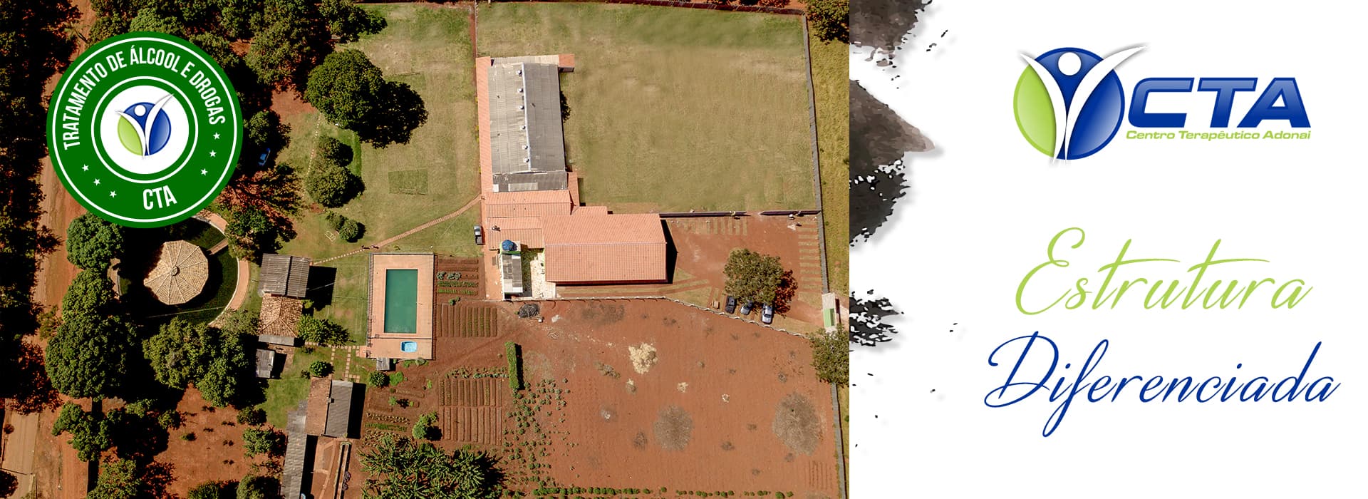 Áreas externas com natureza ao redor