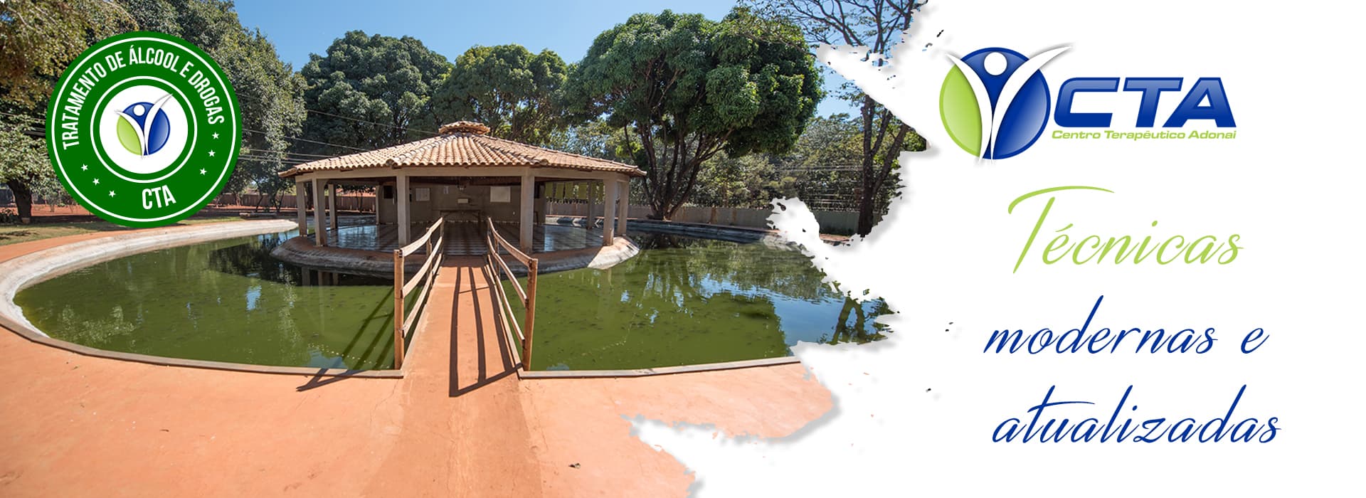 Ambiente natural integrado às instalações